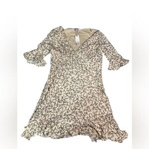 Floral Cream cupcakes and cashmere Dress